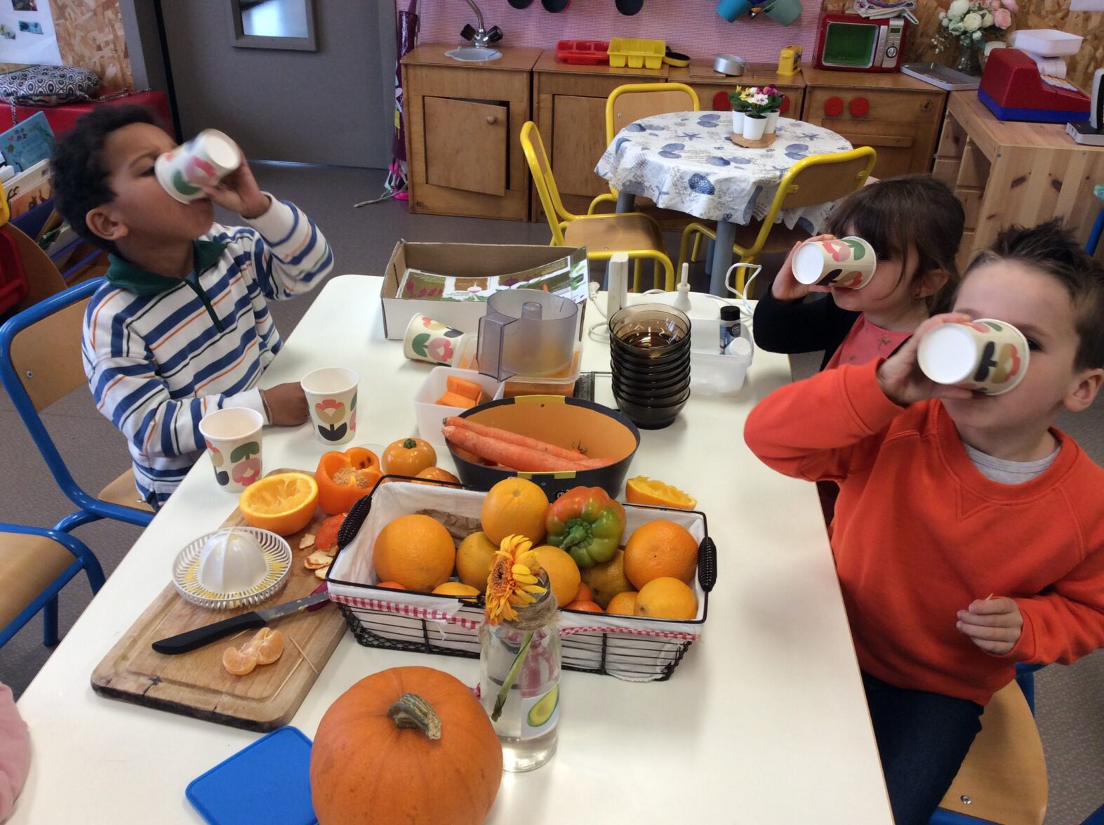 La semaine du goût en maternelle.